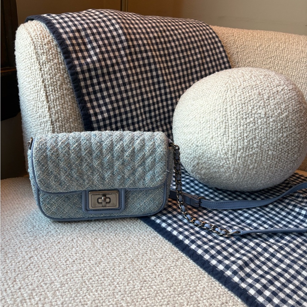 Karl Lagerfeld Light Blue Crossbody
